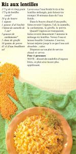 Featured image of post Riz aux lentilles