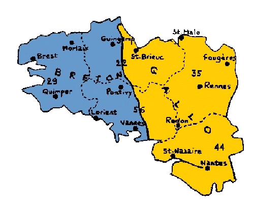 le pays-gallo en jaune