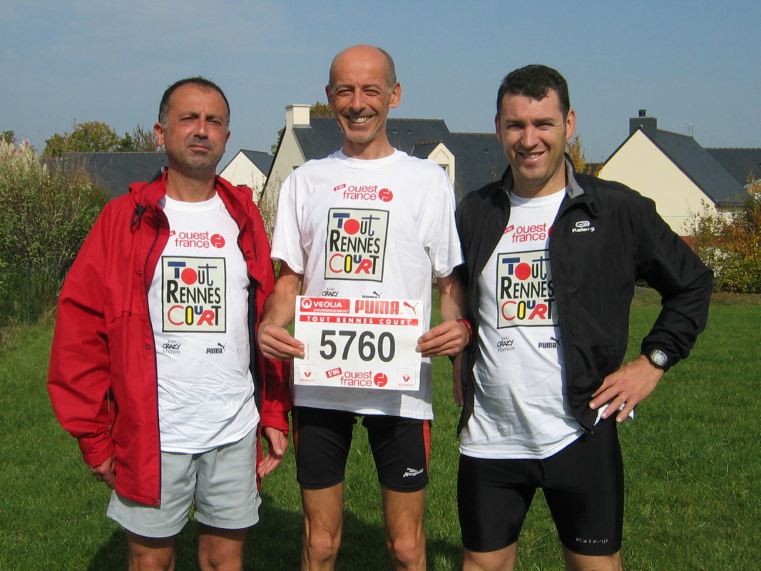 Tout Rennes court 2008 - le podium