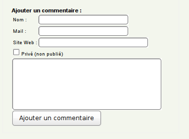 entrer un commentaire