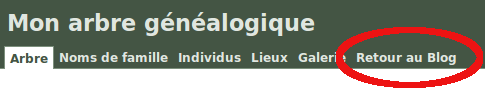 onglet Retour au Blog