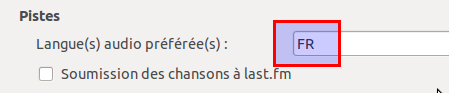 préférences Audio de VLC