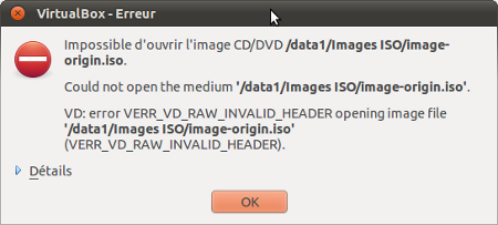 VirtualBox-Erreur