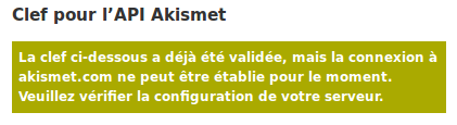activation akismet