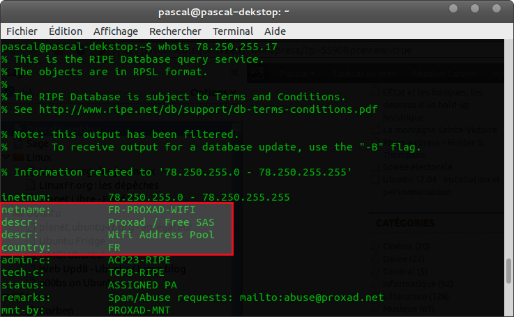 whois