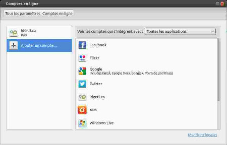 Comptes en ligne