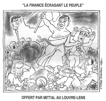 La finance écrasant le peuple