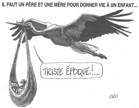 il faut un père et une mère pour donner vie à un enfant