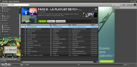 Spotify pour Linux