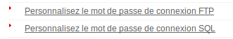 personnaliser les mots de passe