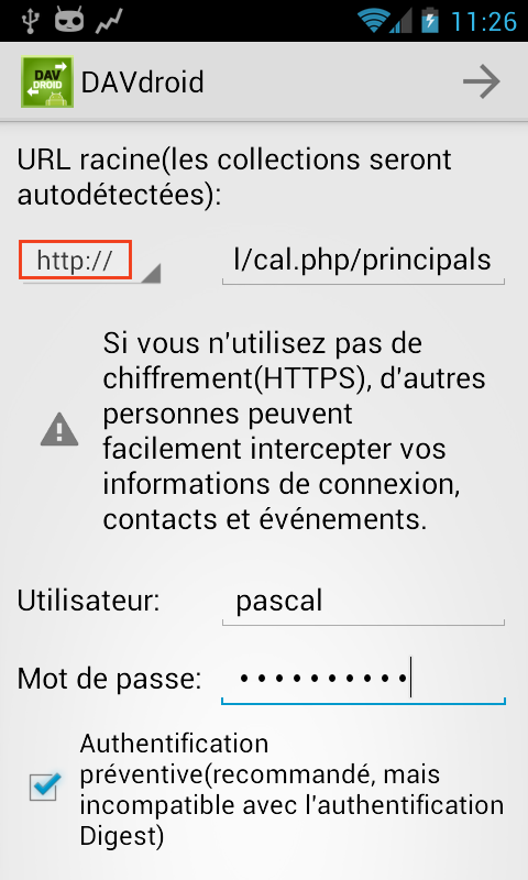 DAVdroid 3