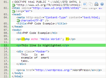 SyntaxHighlighter