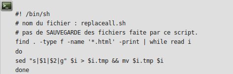 Affichage code minimaliste