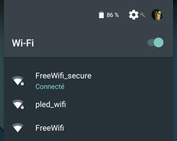 Connexion Freewifi_secure
