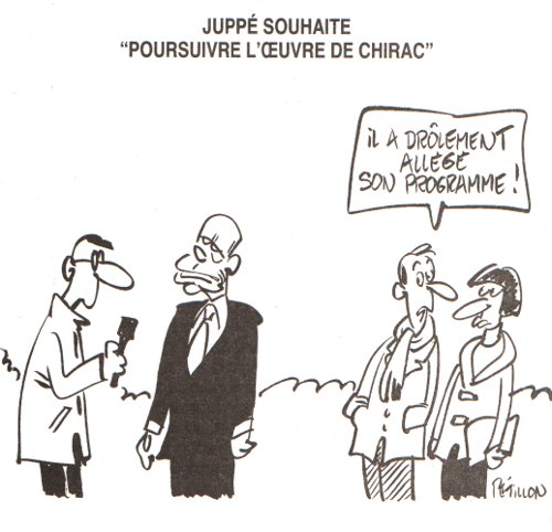 Juppé et l’œuvre de Chirac