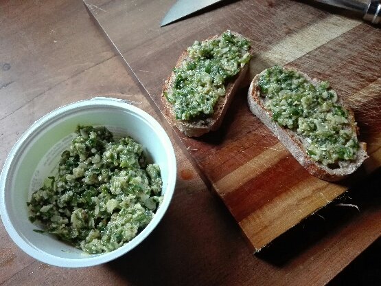 Pesto à tartiner